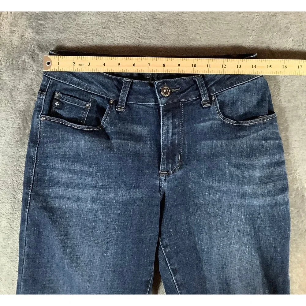 Lee Platinum Label Women's Curvy Fit Bootcut Jeans Blue Size 8 Stretch Denim